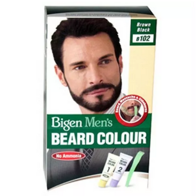 Bigen Mens Beard Colour - Brown Black