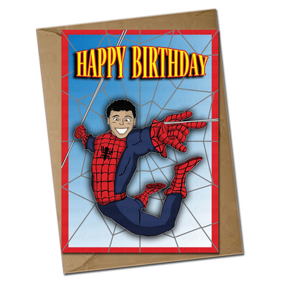 Spider Boy Card