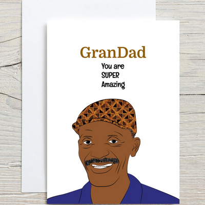 Super Amazing Grandad Card