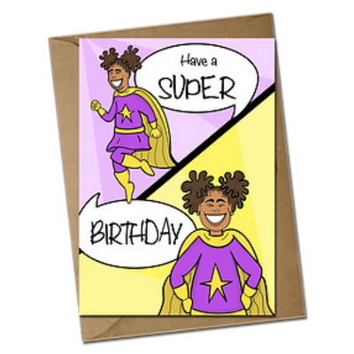 Super Girl! Birthday Card