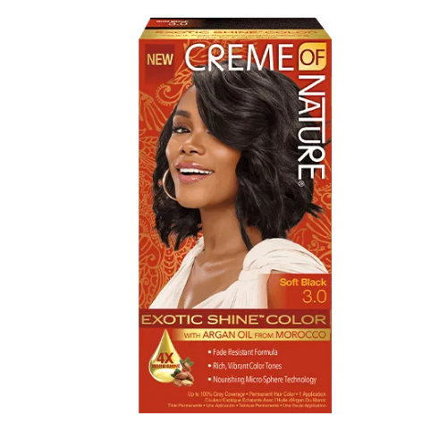 Creme Of Nature Exotic Shine colour- Soft Black 3.0