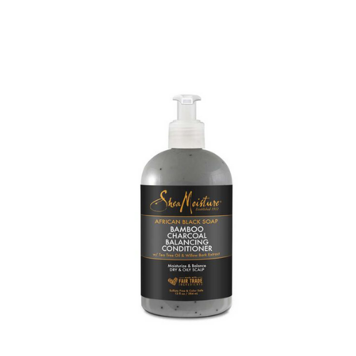 Shea Moisture African Black Soap Bamboo Charcoal Balancing Conditioner 13oz