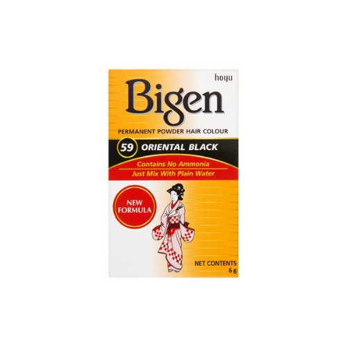 Bigen Permanent Powder Hair Colour 6g - Oriental Black 59