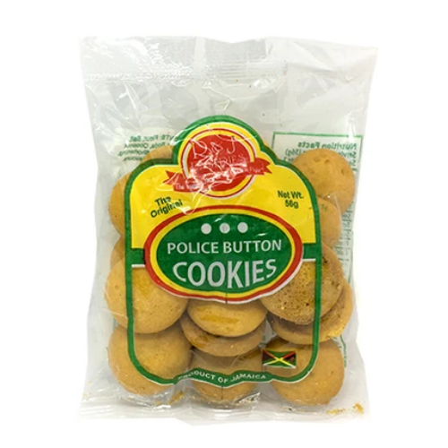 R & J Pastries Police Button Cookies 56g