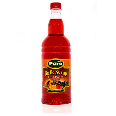 Pure Foods Bulk Syrups Fruit Punch Flavoured 1L