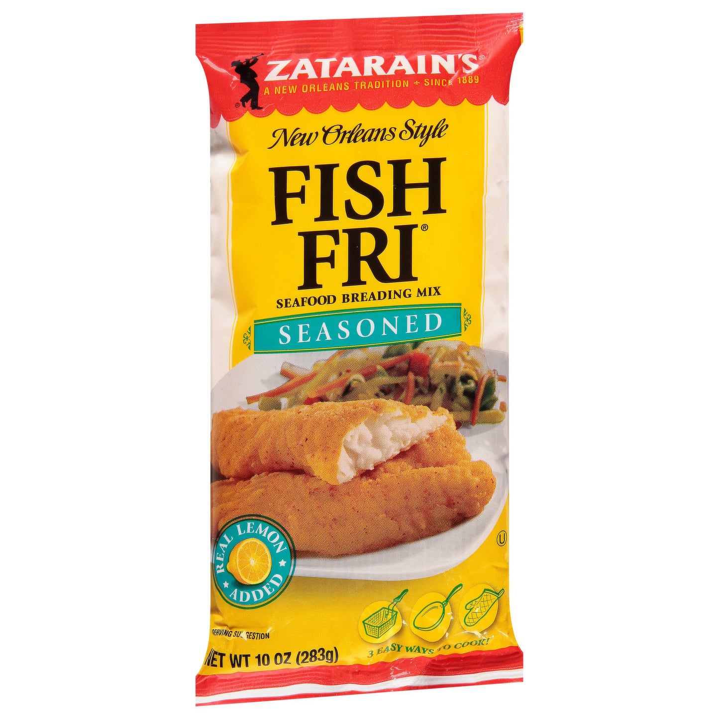Zatarian's New Orleans Style Fish Fri Seafood Breading Mix (Seasoned) 283g