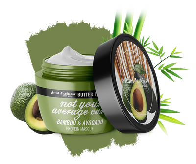 Aunt Jackie's Not Your Average Curl – Bamboo & Avocado Protein Masque 8oz
