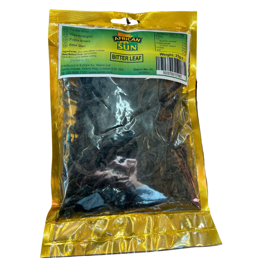 African Sun Bitter Leaf 25g