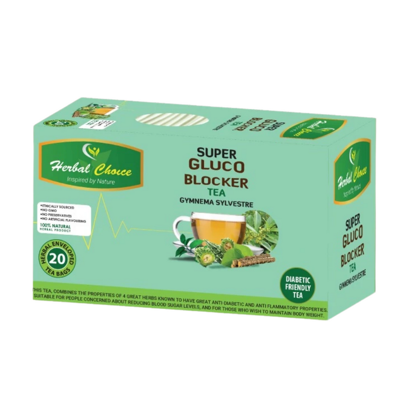 Herbal Choice Gluco Blocker Tea 40g - 20 Tea Bags – Riley's Tropical Food