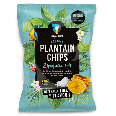 Loro Crisps Plantain Crisps 30g - Zipaquira Salt