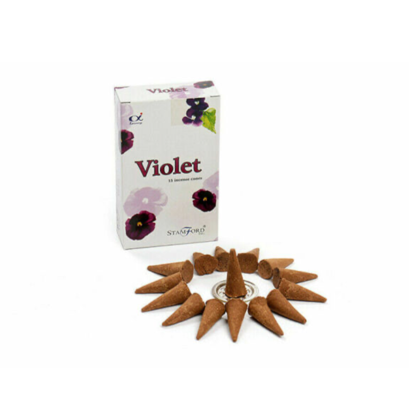 Violet Incense Cones (Stamford)