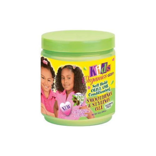 Kids Originals By Africa's Best Soft Hold Olive Oil Conditioning Smoothing & Styling Gel 15oz 
