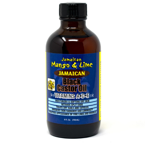 Jamaican Mango & Lime Black Castor Oil - Vitamins A-D-E 4oz