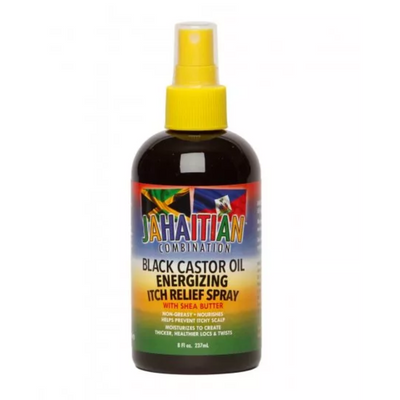 Jahaitian Black Castor Oil Itch Relief Spray 8oz