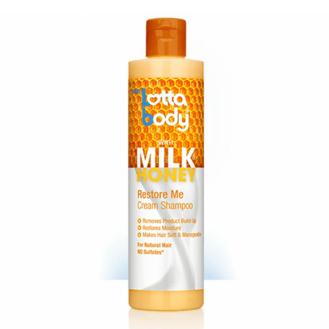 Lotta Body Milk Honey Restore Me Cream Shampoo 10oz