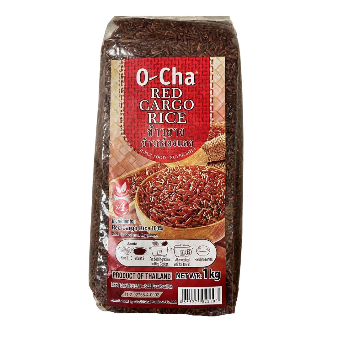 O-Cha Red Cargo Rice 1kg
