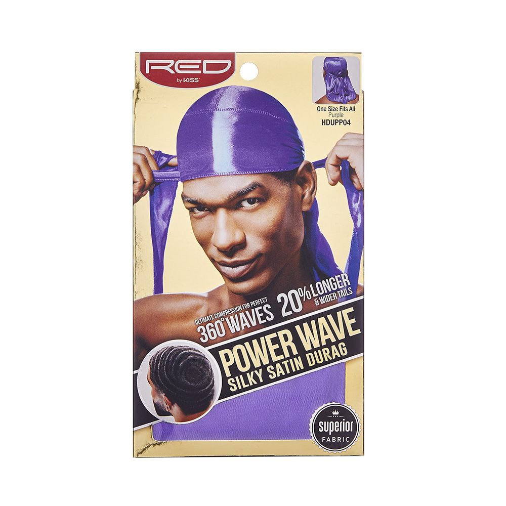 Power Wave Silky Satin Durag - Purple