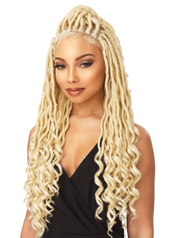 Cloud 9 Braided Synthetic Lace Wig - Goddess Locs